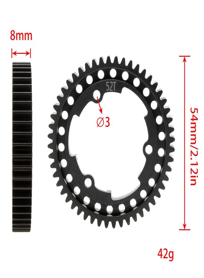 MEUS RACING ترقيات MEUS RACING XMAXX ترس 52T لسيارات Traxxas 1/5 XMAXX 1/10 New E-Revo2.0 MAXX 1/7 XO-1 RC Crawler (52T) - Image 2